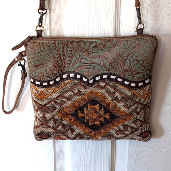 👜 Myra Bag Western Design shoulder and wrist strap - Picture 2 of 10